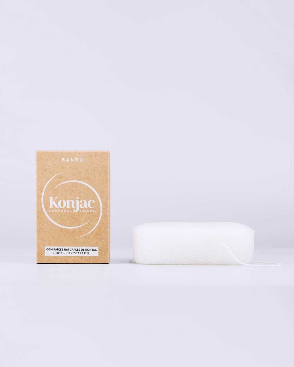 Esponja Konjac Corporal Purificante Natural