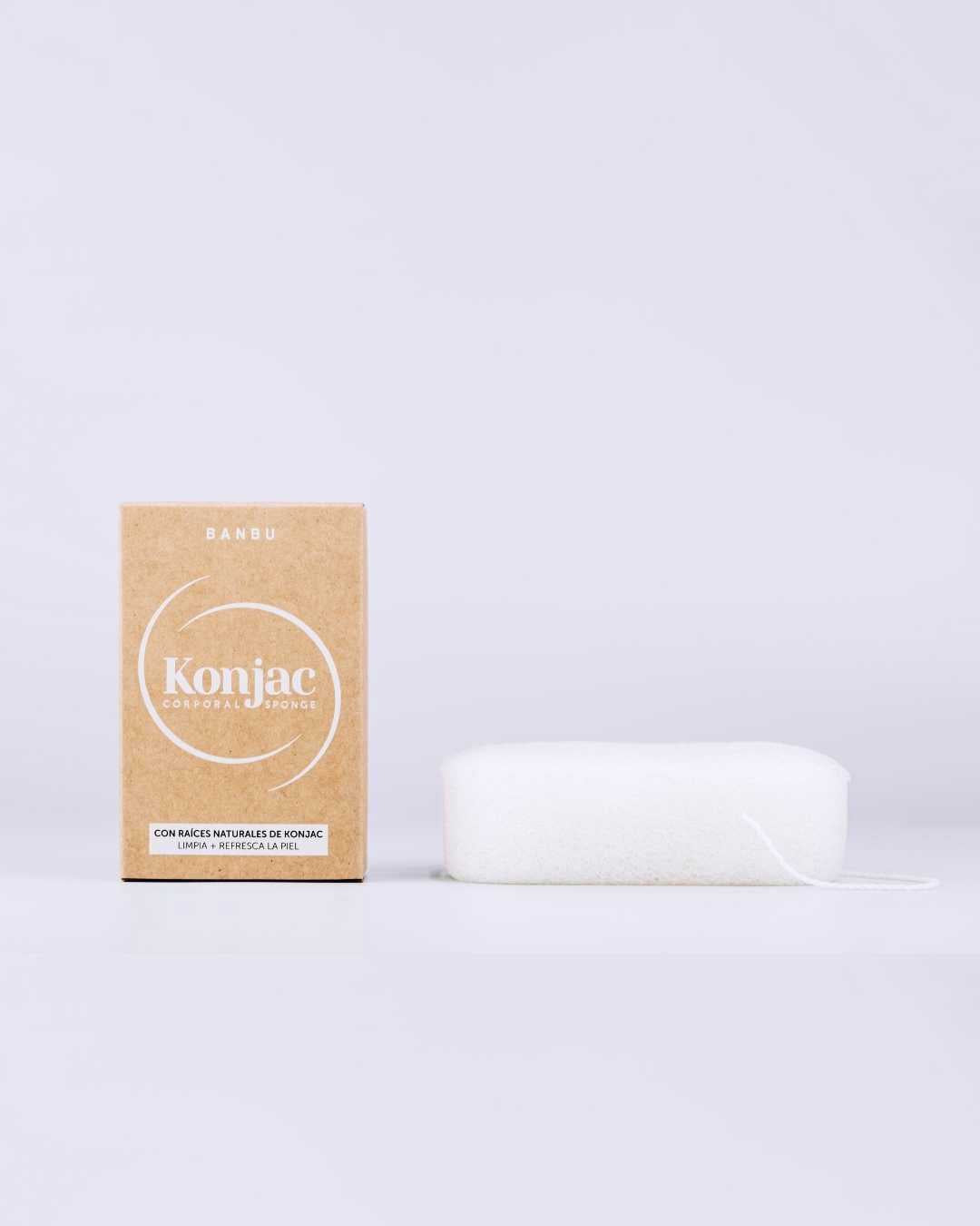Esponja Konjac Corporal Purificante Natural