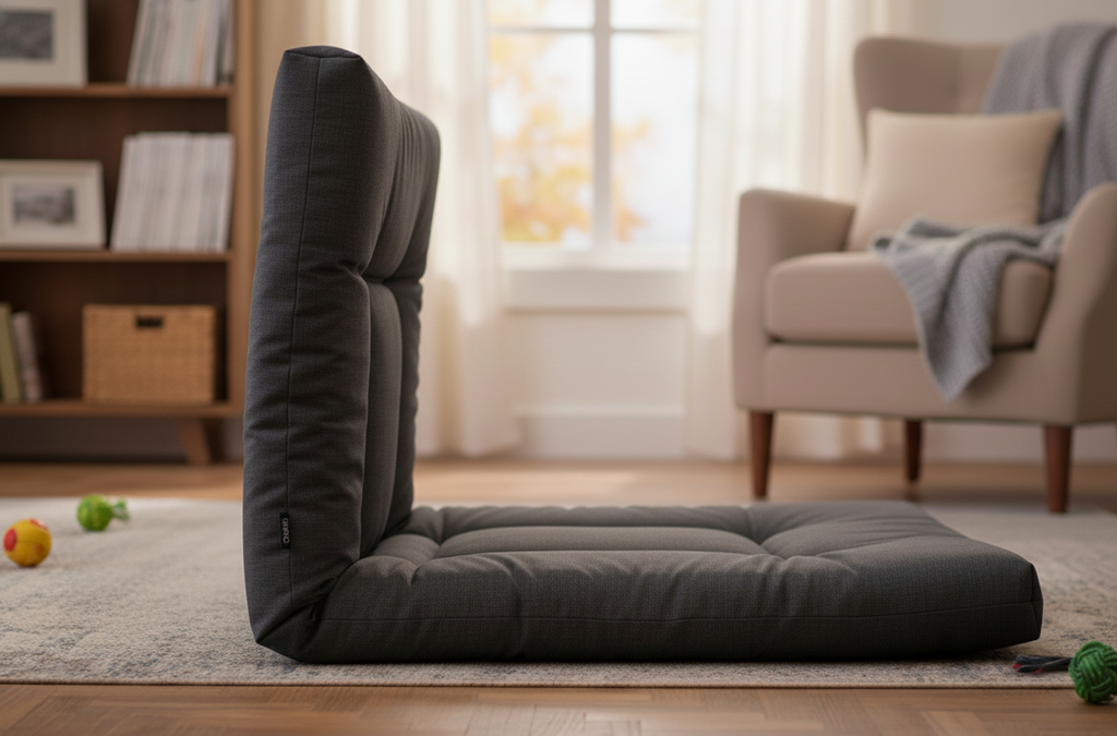 Colchoneta talla grande 95x75 Edgar Sand comodidad y bienestar en formato XL + Comedero Nobleza Gratis