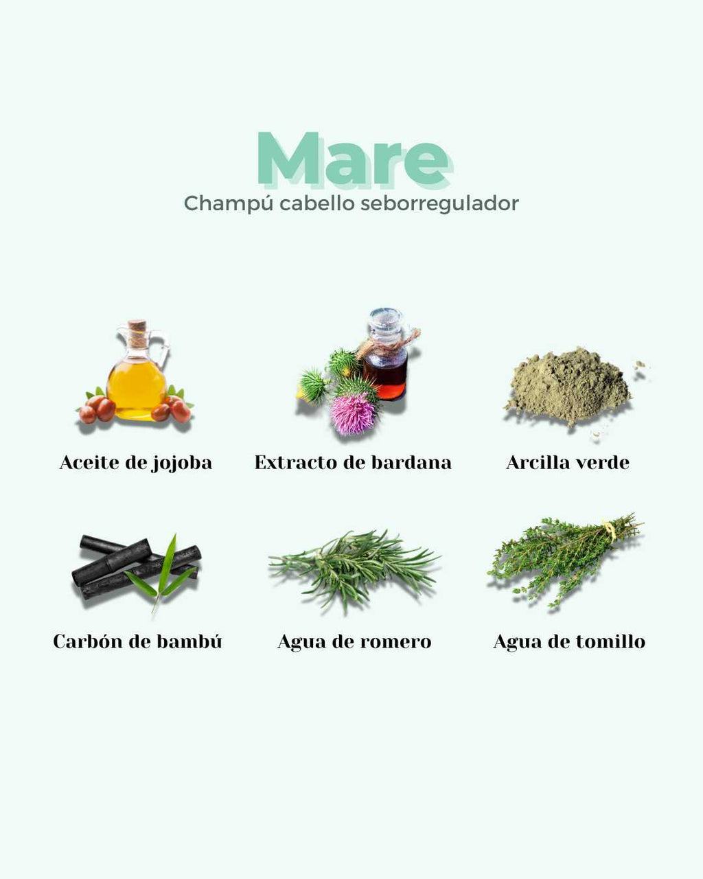 Champú Sólido ECO Cabello Graso MARE