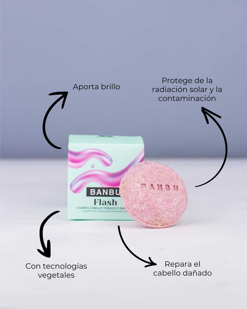 Champú Sólido ECO Reparador Cabello Dañado FLASH