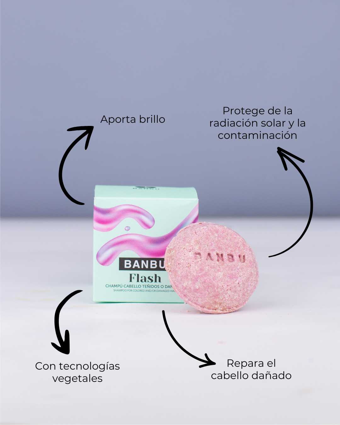 Champú Sólido ECO Reparador Cabello Dañado FLASH