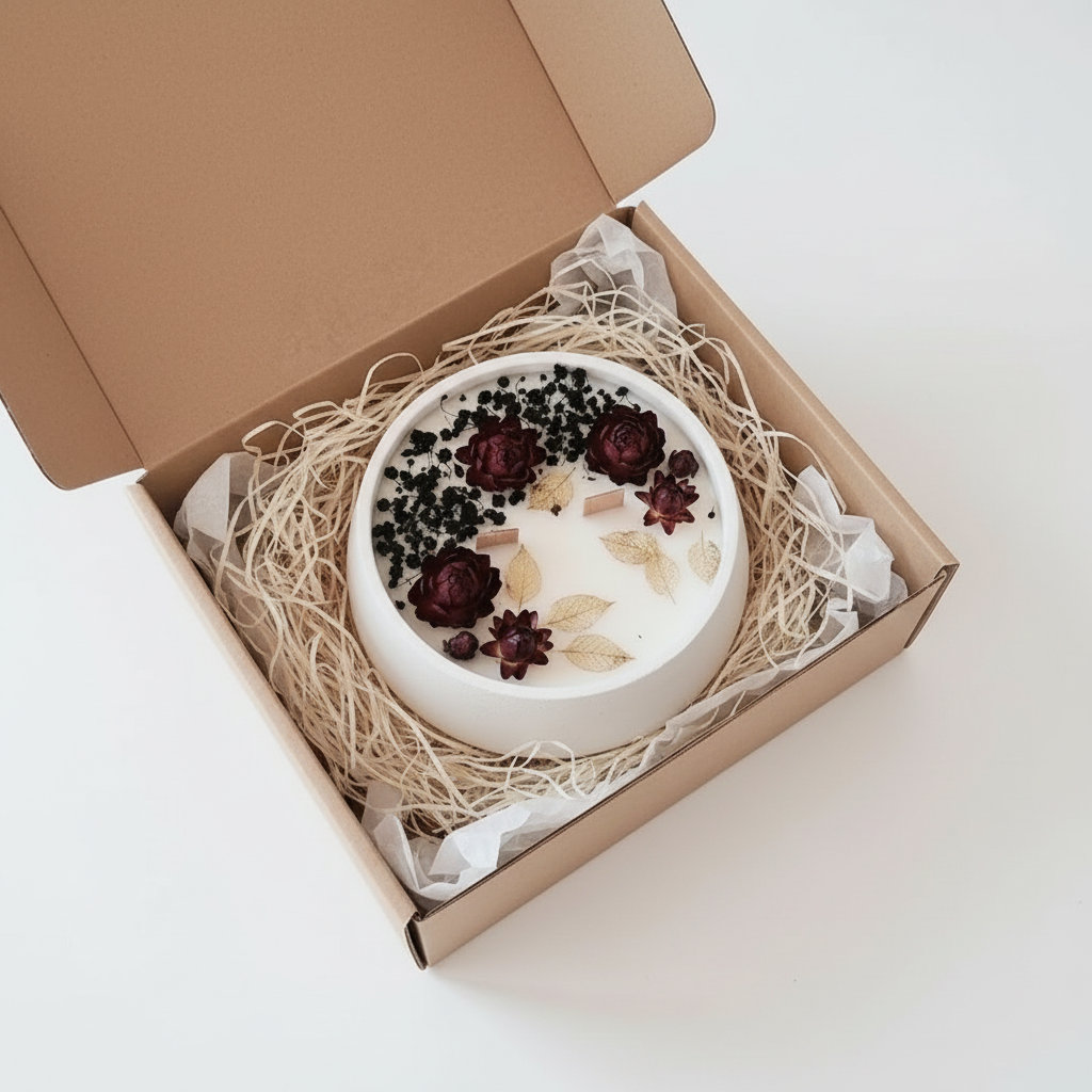 Medianoche en Flor – Vela XL con alma seductora